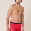 Le Slip Français Sous-Vetements De Sports | Boxer En Coton - Marius Rouge/Bleu Marine Xv De France