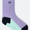 Le Slip Français Chaussettes En Coton | Chaussettes Mi-Hautes Mixtes En Coton Bio - Lucasbloc Glycine Baie Marine