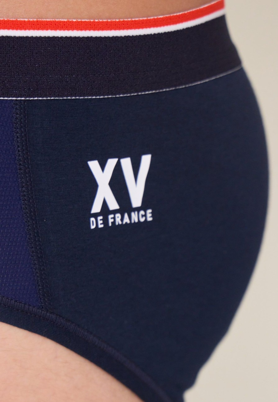 Le Slip Français Slips | Slip En Coton - Terrible Bleu Marine Xv De France