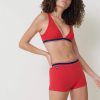 Le Slip Français Culottes Et Bas | Culotte Boxer En Coton - Manon Rouge