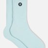 Le Slip Français Chaussettes En Coton | Chaussettes Mi-Hautes En Coton - Lucas Vert Aquifere