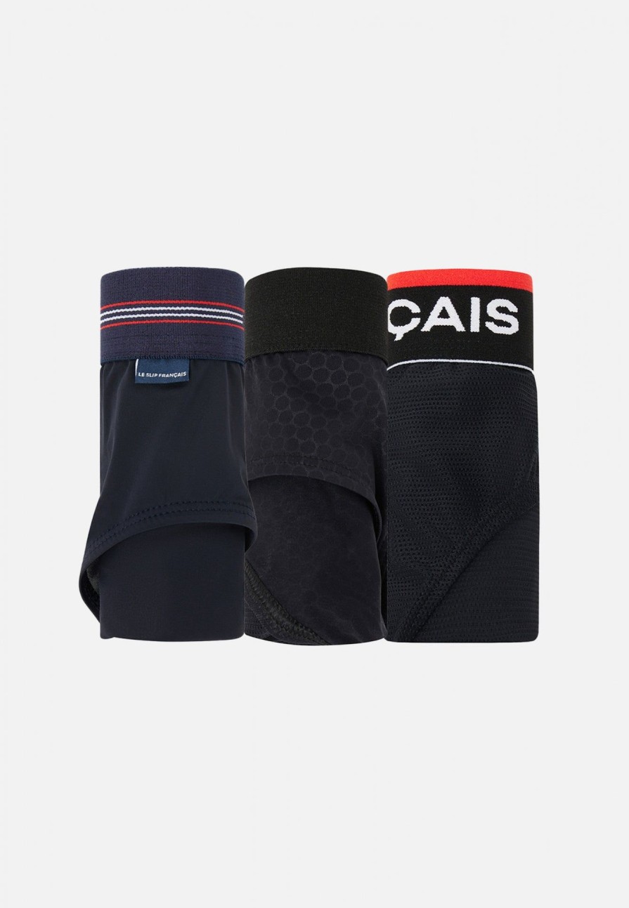 Le Slip Français Pack Sous-Vetements | Trio De Slips De Sport - Pack Slips Decouverte Trio