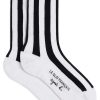 Le Slip Français Chaussettes En Coton | Chaussettes Mi-Hautes En Coton Bio - Lucas Rayures Agnes B