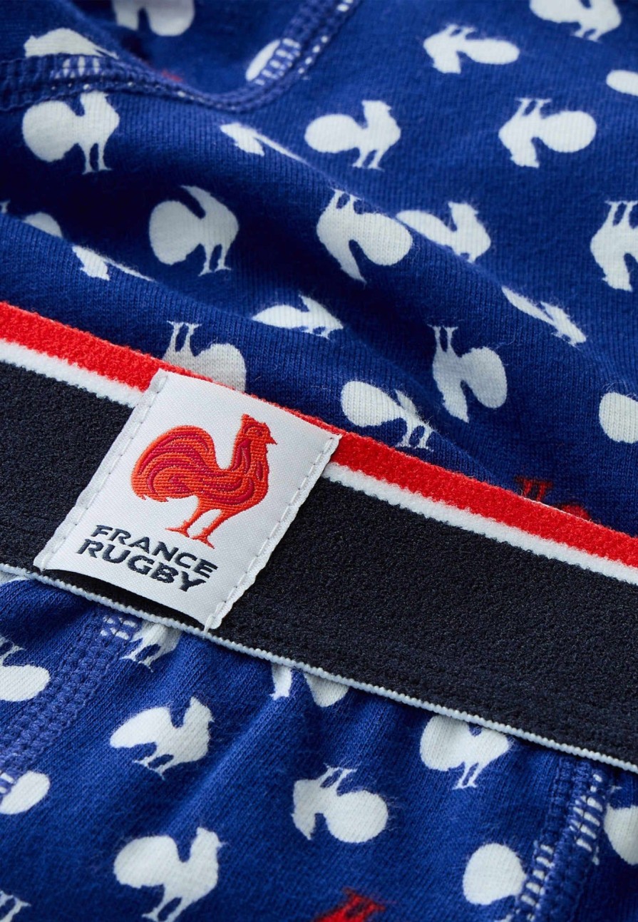 Le Slip Français Sous-Vetements De Sports | Boxer En Coton - Marius Coq Bleu Blanc Rouge Xv De France