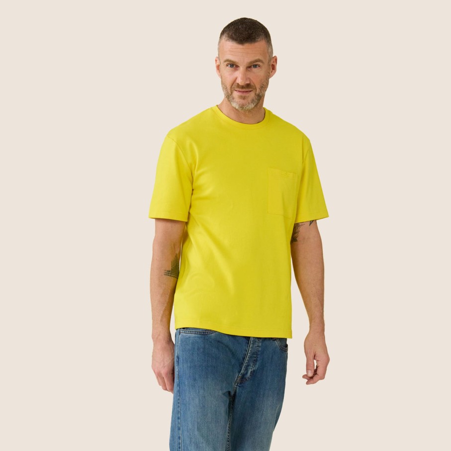 Le Slip Français Haut | T-Shirt Homme En Coton - Sasha Jaune Soleil