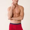 Le Slip Français Les Iconiques | Boxer Long En Coton - Michel Rouge Cerise