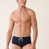 Le Slip Français Boxers De Bain | Slip De Bain De Sport En Polyamide - Waterslip Cesar Marine