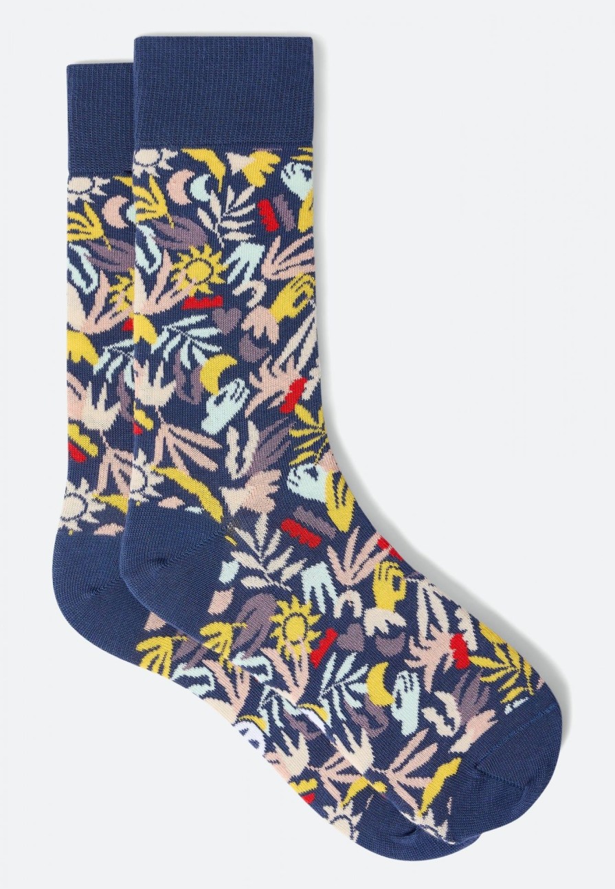 Le Slip Français Chaussettes En Coton | Chaussettes Mi-Hautes Mixtes En Coton Bio - Lucaslittle Jungle