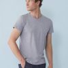 Le Slip Français Haut | T-Shirt Col V En Coton - Julien