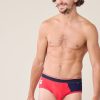 Le Slip Français Slips | Slip En Coton - Terrible Rouge/Bleu Marine Xv De France