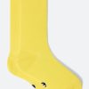 Le Slip Français Chaussettes En Coton | Chaussettes Mi-Hautes Mixtes En Coton - Lucas Jaune Soleil