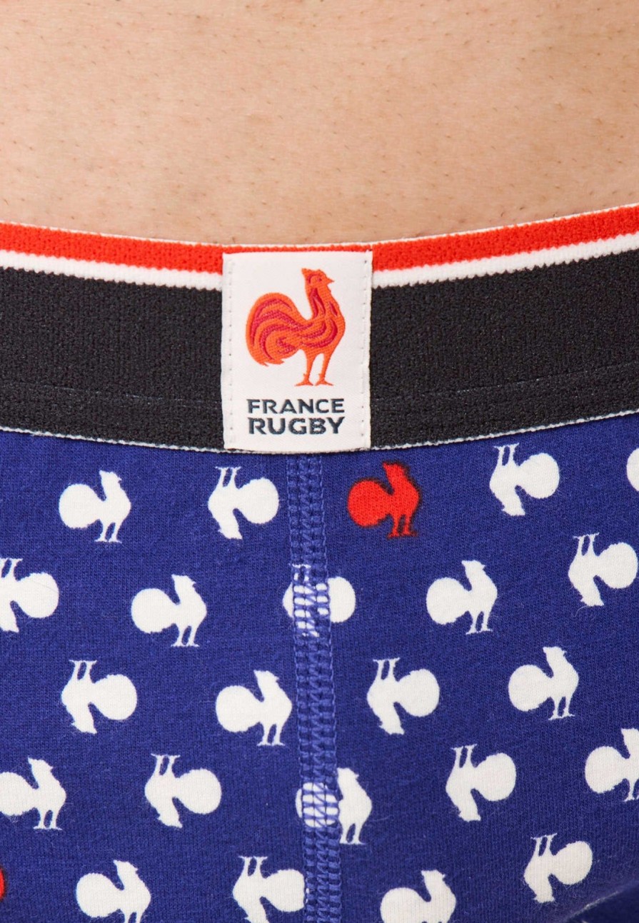 Le Slip Français Slips | Boxer En Coton - Terrible Coq Bleu Blanc Rouge Xv De France