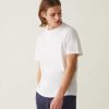 Le Slip Français Haut | T-Shirt Col Rond En Coton Bio - Jean Blanc