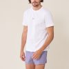 Le Slip Français Haut | T-Shirt Col Rond En Coton Milano - Renaud Blanc