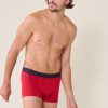 Le Slip Français Les Iconiques | Boxer En Coton - Marius Rouge Cerise